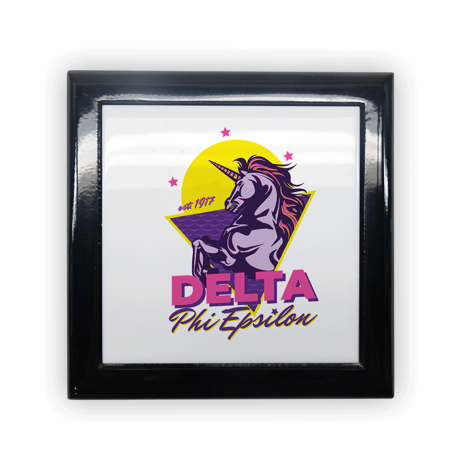 Delta Phi Epsilon DPhiE mom Mother’s Day gift dad Father’s Day bid day recruit recruitment rush tea dads bbq barbecue roller skating sisterhood brotherhood big little' lil' picnic beach vacation Christmas birthday mixer custom designs Greek Goods canvas tote bag keepsake memory box