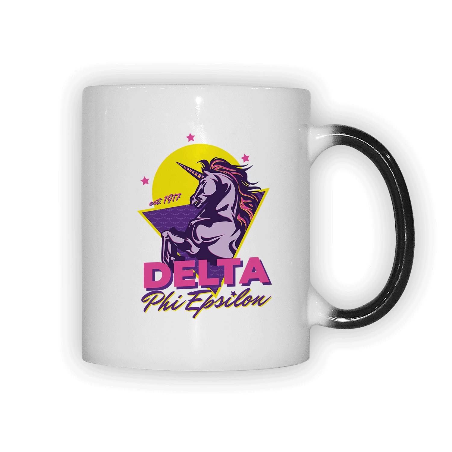 Delta Phi Epsilon DPhiE mom Mother’s Day gift dad Father’s Day bid day recruit recruitment rush tea dads bbq barbecue roller skating sisterhood brotherhood big little' lil' picnic beach vacation Christmas birthday mixer custom designs Greek Goods canvas tote bag ceramic coffee mug cup color changing