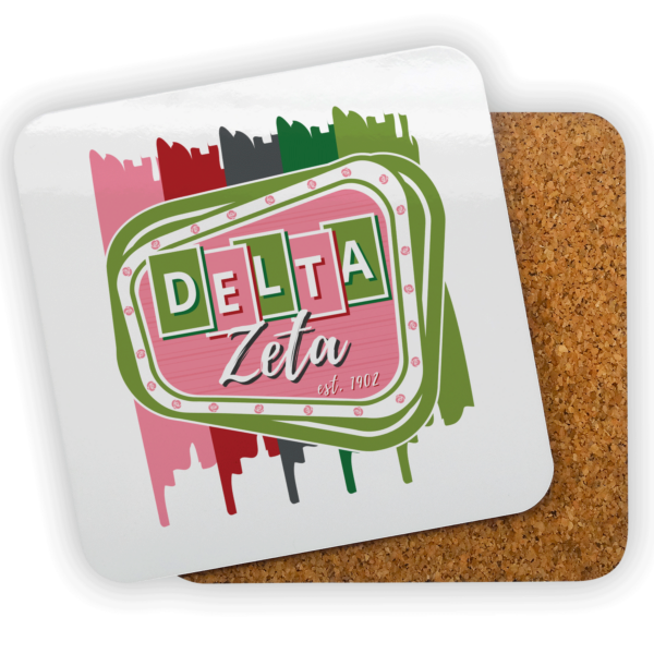 Delta Zeta DZ mom Mother’s Day gift dad Father’s Day bid day recruit recruitment rush tea dads bbq barbecue roller skating sisterhood brotherhood big little' lil' picnic beach vacation Christmas birthday mixer custom designs Greek Goods coaster