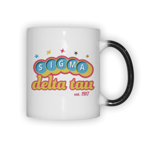 Sigma Delta Tau mom Mother’s Day gift dad Father’s Day bid day recruit recruitment rush tea dads bbq barbecue roller skating sisterhood brotherhood big little' lil' picnic beach vacation Christmas birthday mixer custom designs Greek Goods ceramic coffee mug cup color changing