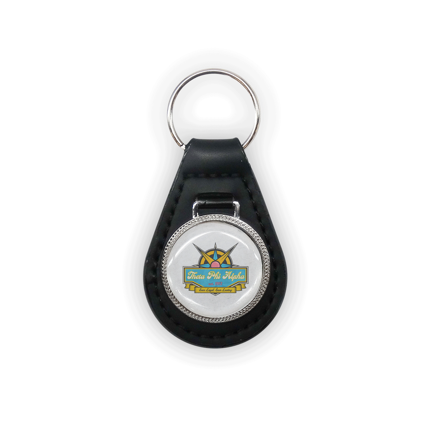 Theta Phi Alpha mom Mother’s Day gift dad Father’s Day bid day recruit recruitment rush tea dads bbq barbecue roller skating sisterhood brotherhood big little' lil' picnic beach vacation Christmas birthday mixer custom designs Greek Goods leather keyring keychain car