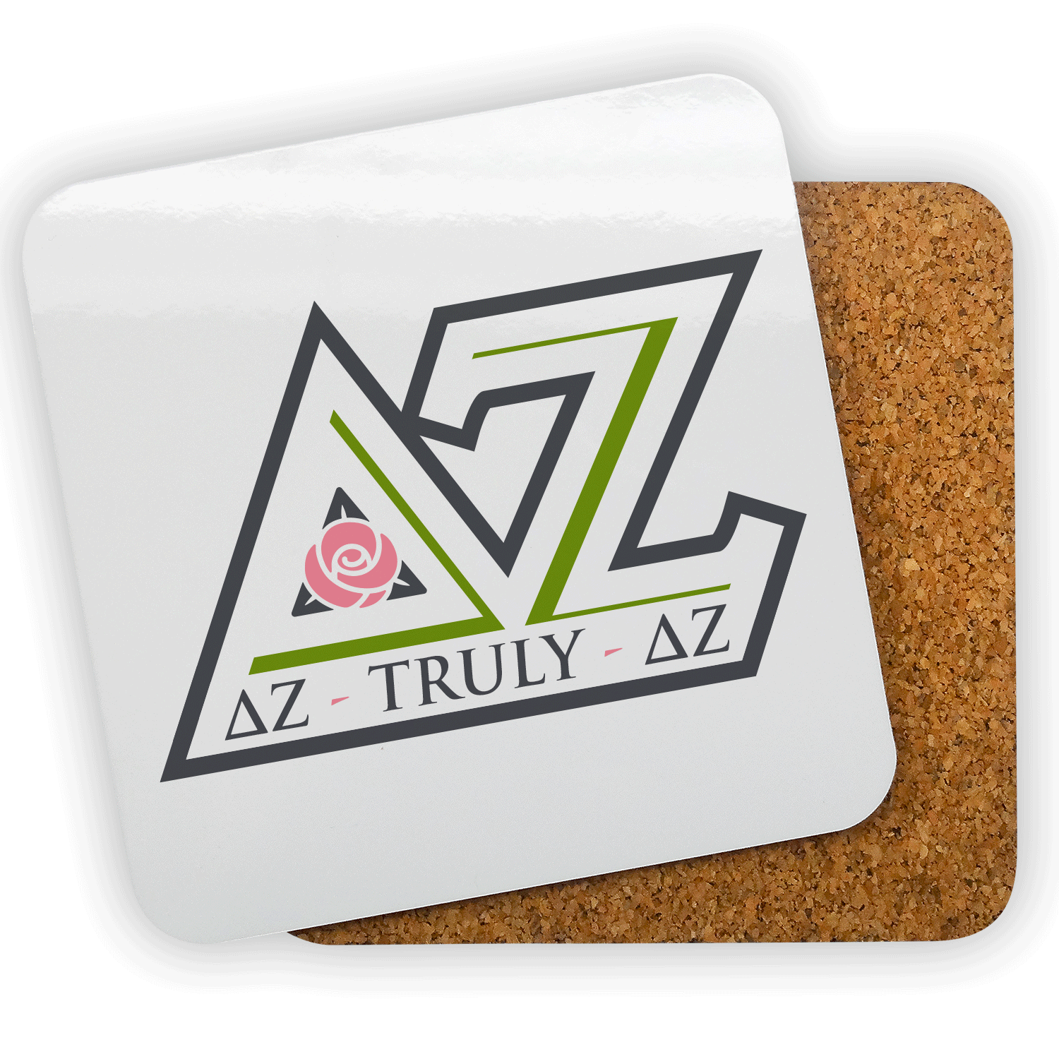 Delta Zeta DZ mom Mother’s Day gift dad Father’s Day bid day recruit recruitment rush tea dads bbq barbecue roller skating sisterhood brotherhood big little' lil' picnic beach vacation Christmas birthday mixer custom designs Greek Goods coaster