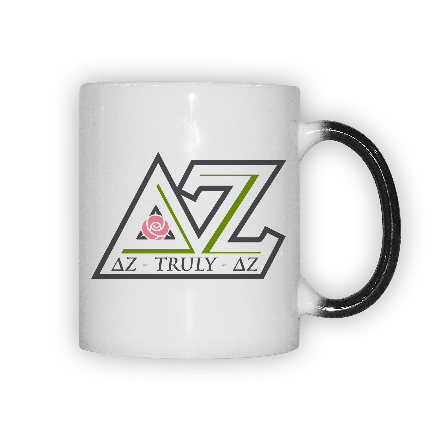 Delta Zeta DZ mom Mother’s Day gift dad Father’s Day bid day recruit recruitment rush tea dads bbq barbecue roller skating sisterhood brotherhood big little' lil' picnic beach vacation Christmas birthday mixer custom designs Greek Goods ceramic coffee mug cup color changing