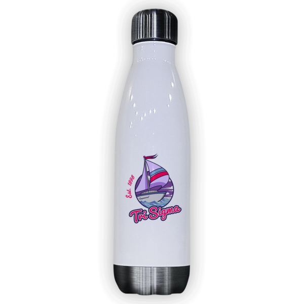 Sigma Sigma Sigma Tri Sig Tri Sigma mom Mother’s Day gift dad Father’s Day bid day recruit recruitment rush tea dads bbq barbecue roller skating sisterhood brotherhood big little' lil' picnic beach vacation Christmas birthday mixer custom designs Greek Goods stainless steel water bottle