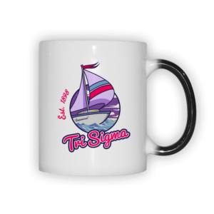Sigma Sigma Sigma Tri Sig Tri Sigma mom Mother’s Day gift dad Father’s Day bid day recruit recruitment rush tea dads bbq barbecue roller skating sisterhood brotherhood big little' lil' picnic beach vacation Christmas birthday mixer custom designs Greek Goods ceramic coffee cup mug color changing