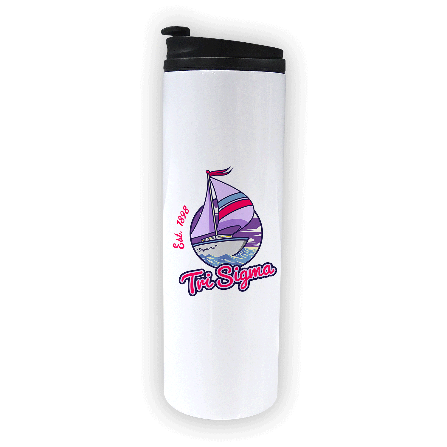 Sigma Sigma Sigma Tri Sig Tri Sigma mom Mother’s Day gift dad Father’s Day bid day recruit recruitment rush tea dads bbq barbecue roller skating sisterhood brotherhood big little' lil' picnic beach vacation Christmas birthday mixer custom designs Greek Goods travel tumbler