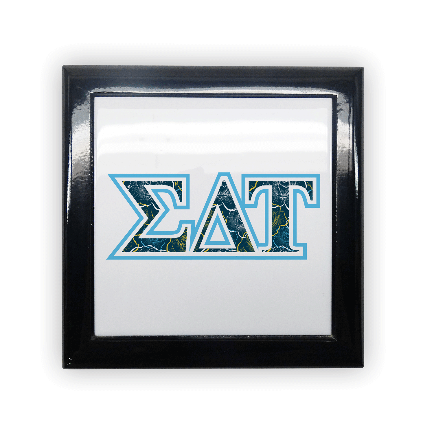 Sigma Delta Tau mom Mother’s Day gift dad Father’s Day bid day recruit recruitment rush tea dads bbq barbecue roller skating sisterhood brotherhood big little' lil' picnic beach vacation Christmas birthday mixer custom designs Greek Goods keepsake memory box