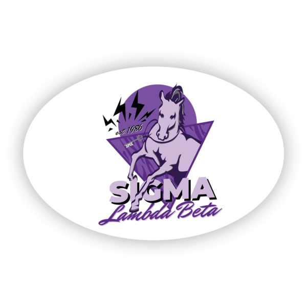 Sigma Lambda Beta mom Mother’s Day gift dad Father’s Day bid day recruit recruitment rush tea dads bbq barbecue roller skating sisterhood brotherhood big little' lil' picnic beach vacation Christmas birthday mixer custom designs Greek Goods bumpersticker car