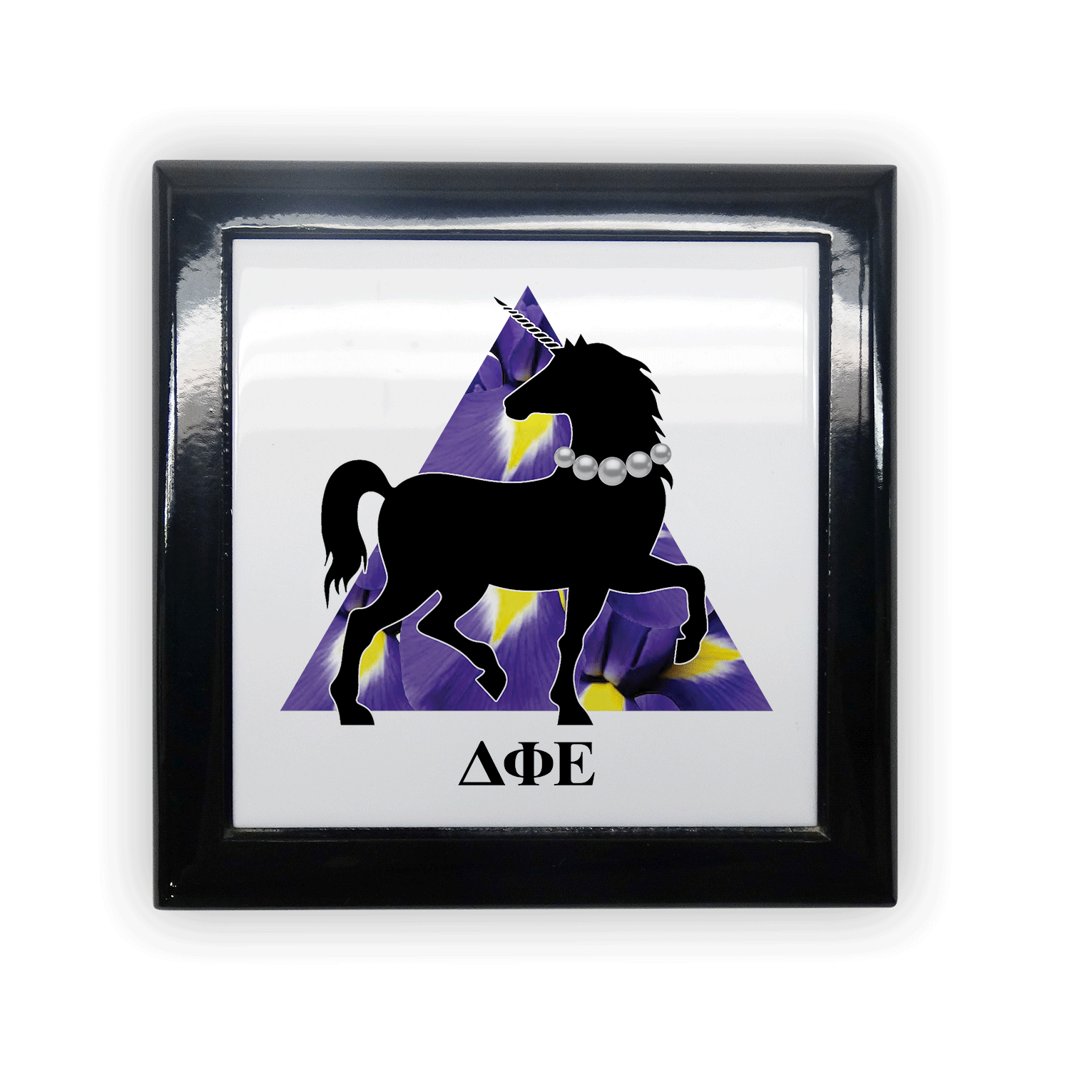 Delta Phi Epsilon DPhiE Travel Tumbler car coaster keepsake memory box Gift Box bundle keepsake memory box