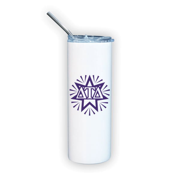 Delta Tau Delta DTD mom Mother’s Day gift dad Father’s Day bid day recruit recruitment rush tea dads bbq bar b que roller skating sisterhood brotherhood big little' lil' picnic beach vacation Christmas birthday mixer custom designs Vertical Bid Day Banner alumni fathers day fraternity frat stainless steel travel tumbler with straw