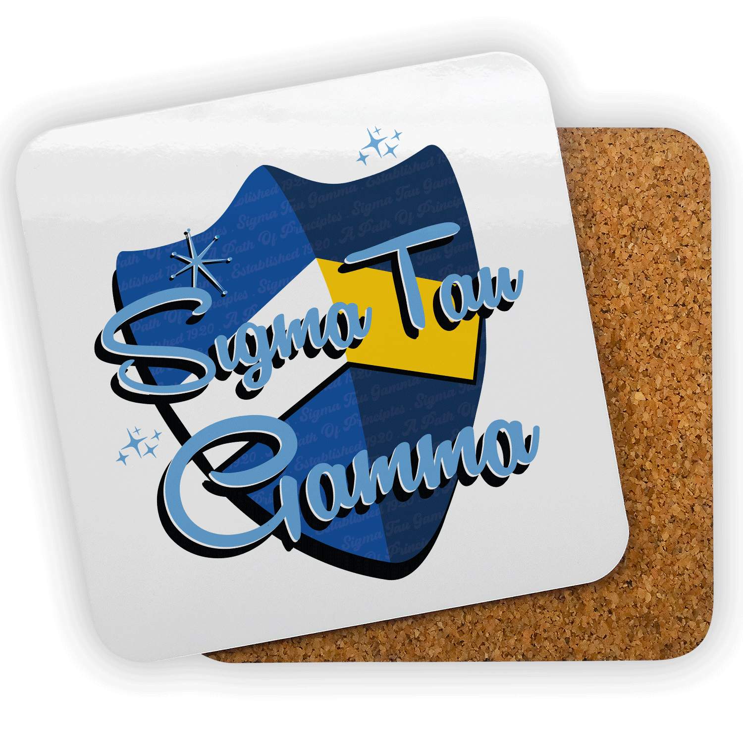 Sigma Tau Gamma mom Mother’s Day gift dad Father’s Day bid day recruit recruitment rush tea dads bbq barbecue roller skating sisterhood brotherhood big little' lil' picnic beach vacation Christmas birthday mixer custom designs Greek Goods coasters