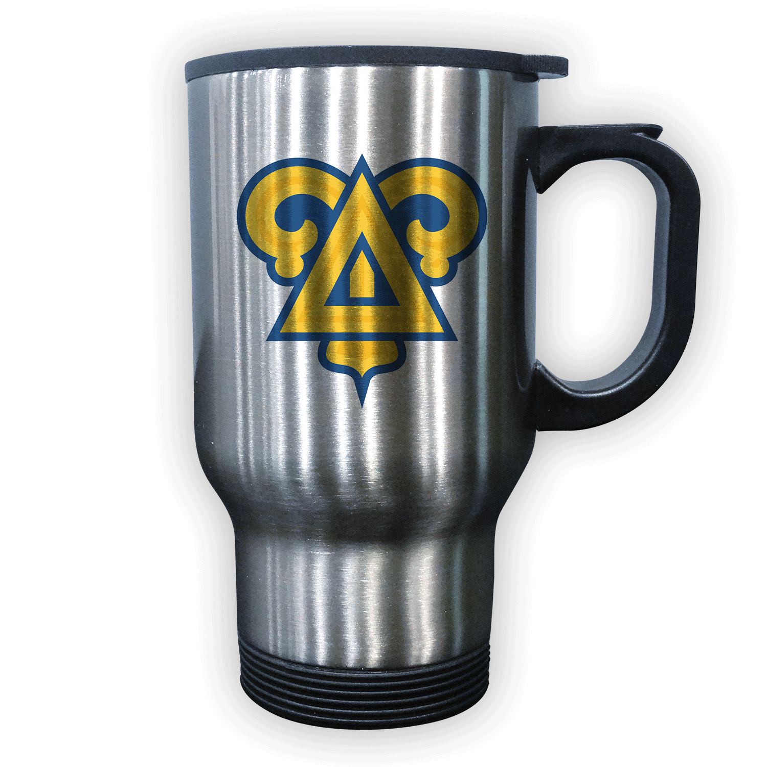 Delta Upsilon mom Mother’s Day gift dad Father’s Day bid day recruit recruitment rush tea dads bbq barbecue roller skating sisterhood brotherhood big little' lil' picnic beach vacation Christmas birthday mixer custom designs Greek Goods stainless steel travel coffee mug cup
